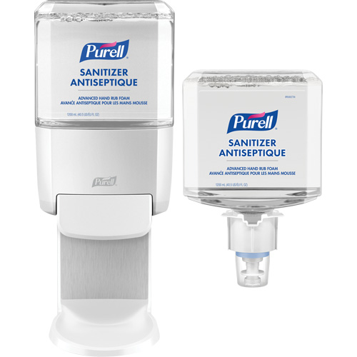 Ensemble de savon moussant pour les mains Advanced, 1200 ml, Cartouche de recharge, 70 % alcool TGS INDUSTRIEL