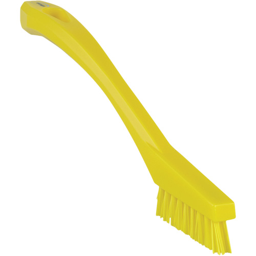 Detail Brush, Stiff Bristles, 8" Long, Yellow TGS INDUSTRIEL