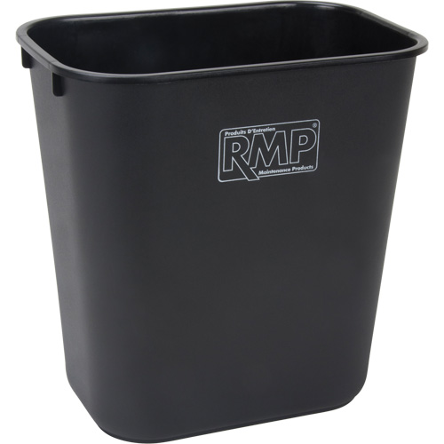 Deskside Wastebasket, 14 Quarts, Polyethylene TGS INDUSTRIEL