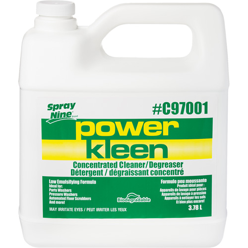 Produit nettoyant pour nettoyeur de pi&egrave;ces Power Kleen, 4 L, Cruche TGS INDUSTRIEL