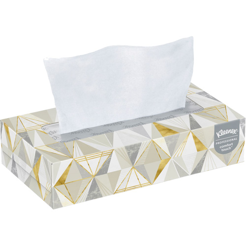 Kleenex&reg; Facial Tissue - Convenience Case, 2 Ply, 7.8" L x 8.3" W, 125 Sheets/Box TGS INDUSTRIEL