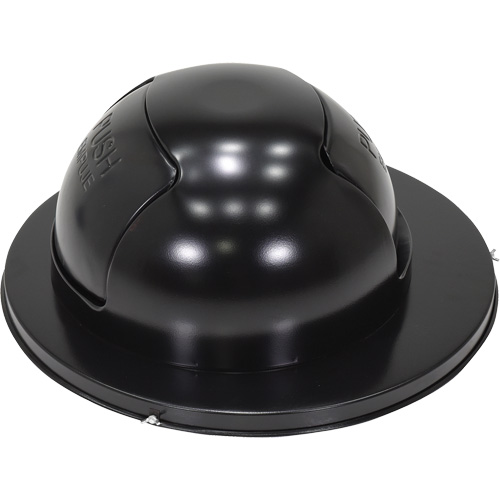 Drum Waste Disposal Top, Dome Lid, Metal, Fits Container Size: 23-1/2" Dia. TGS INDUSTRIEL