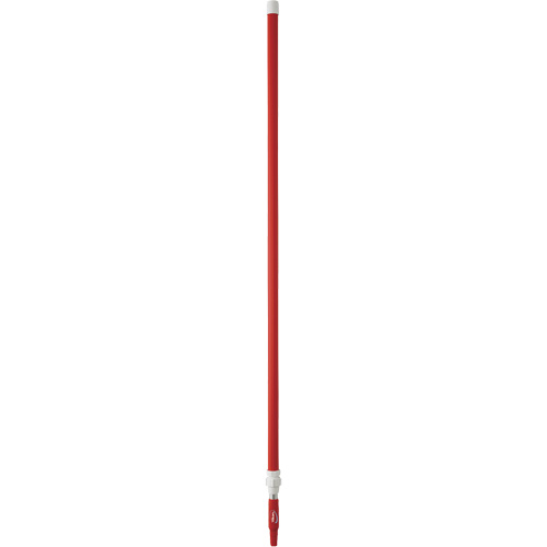 Manche de brosse pour plateforme, Brosse/Support &agrave; tampon, Rouge, T&eacute;lescopique, 62"-113" lo TGS INDUSTRIEL