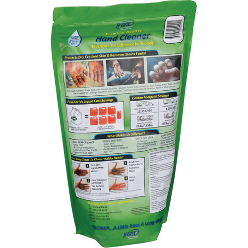 Nettoyant pour les mains biod&eacute;gradable, Poudre, 4,5 lb, Pochette, Sans parfum TGS INDUSTRIEL