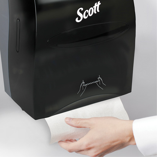 Distributeur d'essuie-mains Essential de Scott, Manuel/Sans contact, 12,63" la x 10,2" p x 16,13" h TGS INDUSTRIEL