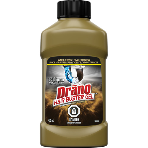 Produit d&eacute;bouchant extra puissant pour les bouchons de cheveux de Drano TGS INDUSTRIEL