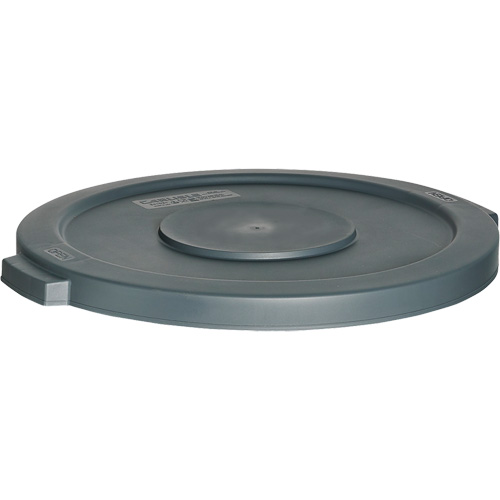 Couvercle pour contenant &agrave; d&eacute;chets, Couvercle plat, Plastique, Convient aux contenants 24" dia. TGS INDUSTRIEL