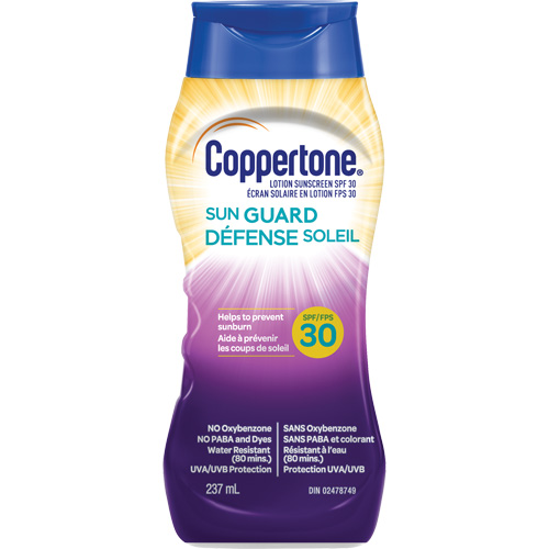 &eacute;cran solaire r&eacute;sistant &agrave; l'eau, FPS 30, Lotion TGS INDUSTRIEL