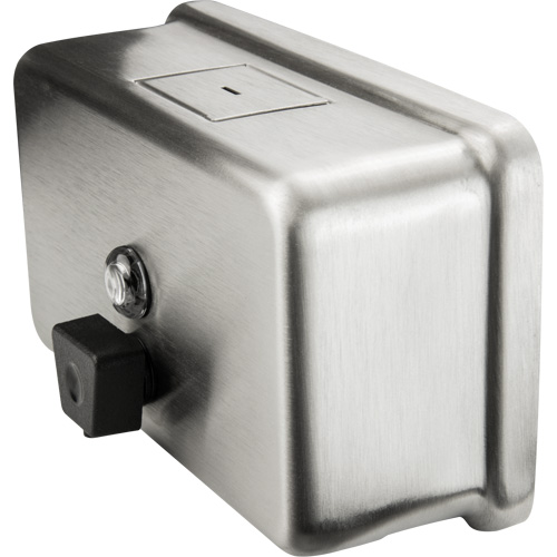 Distributeur de savon horizontal, &agrave; pression, Capacit&eacute; de 1200 ml, Format Vrac TGS INDUSTRIEL