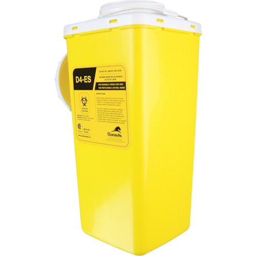 Biomedical Sharps Disposal Internal Container, 4 L Capacity TGS INDUSTRIEL