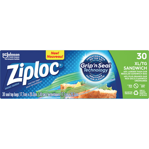 Ziploc&reg; Sandwich Bags TGS INDUSTRIEL