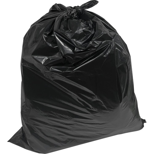 Sacs &agrave; d&eacute;chets de calibre industriel, R&eacute;gulier, 26" la x 36" lo, 0,7 mil, Noir, Capacit&eacute; 45 L (12 gal.) TGS INDUSTRIEL