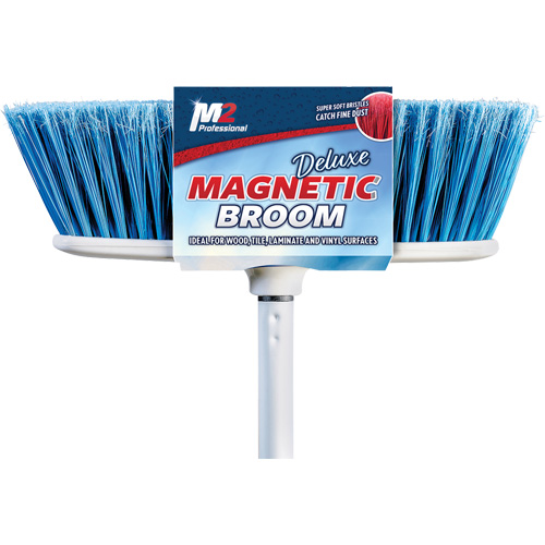 Flat Magnetic Indoor Broom with Handle, 48" Long TGS INDUSTRIEL