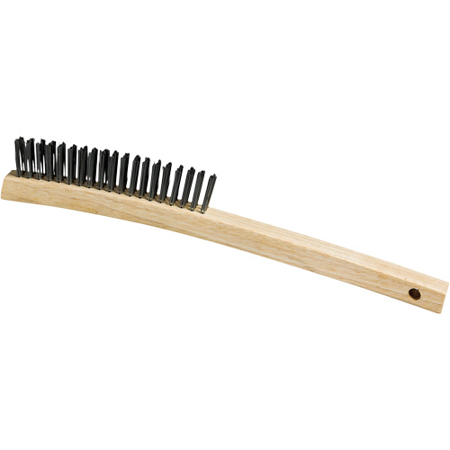Brosse, Acier, 3 x 19 rangs de fils, Longueur 13-3/4" TGS INDUSTRIEL