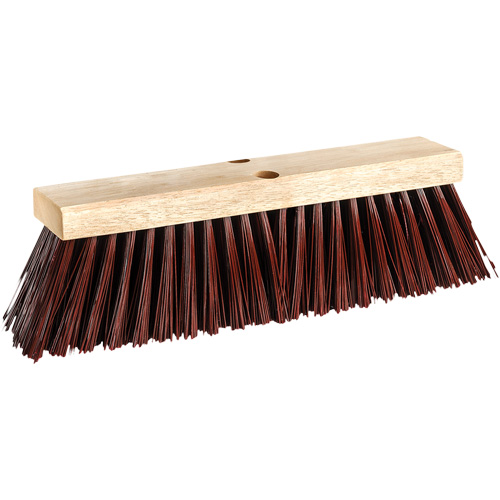 Balai-brosse de rue, 14", Extra-ferme, Soies Polypropyl&egrave;ne TGS INDUSTRIEL