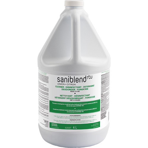 D&eacute;sinfectant et assainissant SaniBlend pr&ecirc;t &agrave; l'emploi, 4 L, Cruche TGS INDUSTRIEL