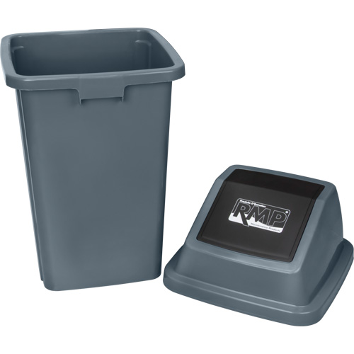Garbage Can, Plastic, 26 US gal. TGS INDUSTRIEL