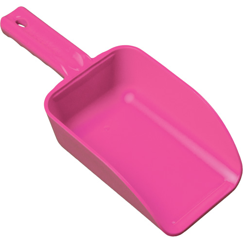 Small Hand Scoop, Plastic, Pink, 32 oz. TGS INDUSTRIEL