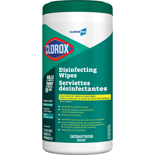 Lingettes d&eacute;sinfectantes, 75 lingettes TGS INDUSTRIEL