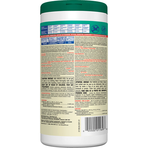 Lingettes d&eacute;sinfectantes, 75 lingettes TGS INDUSTRIEL