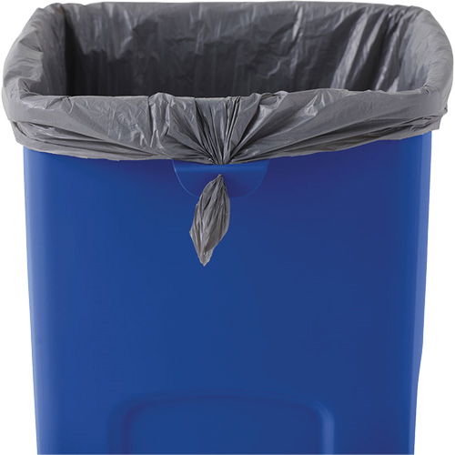 Conteneur de recyclage carr&eacute; Untouchable, Vrac, Plastique, 23 gal. US TGS INDUSTRIEL