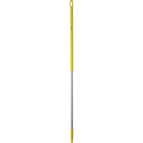 Handle, Broom/Brush/Pad Holder/Scraper/Squeegee, Yellow, Ergonomic, 59" L TGS INDUSTRIEL