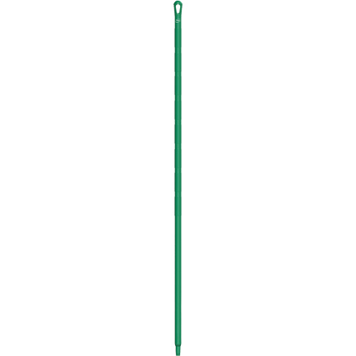 Ultra Hygiene Handle, Broom/Brush/Pad Holder/Scraper/Squeegee, Green, Ergonomic, 67" L TGS INDUSTRIEL