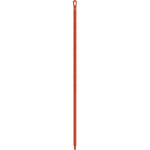 Ultra Hygiene Handle, Broom/Brush/Pad Holder/Scraper/Squeegee, Red, Ergonomic, 67" L TGS INDUSTRIEL