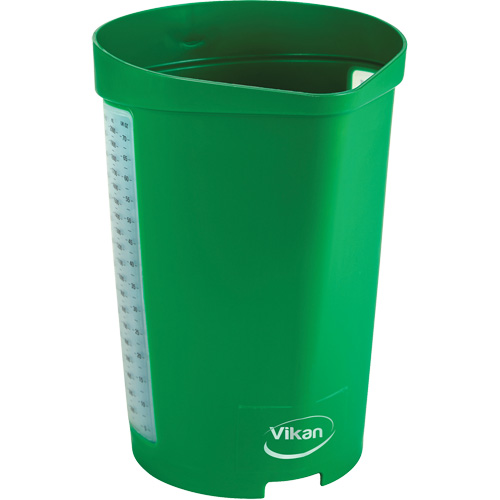 Cruche gradu&eacute;e, Plastique, Vert, 65 oz TGS INDUSTRIEL