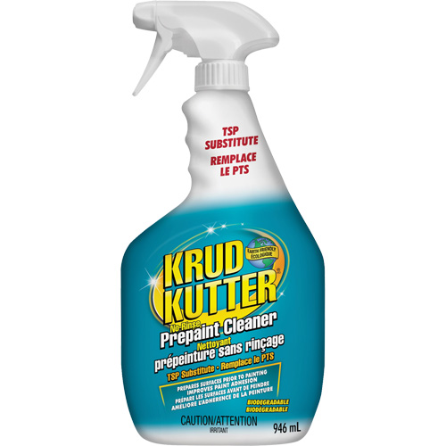 Nettoyant pour pr&eacute;peinture sans rinçage Substitut TSP Krud Kutter, 946 ml, Bouteille &agrave; g&acirc;chette TGS INDUSTRIEL
