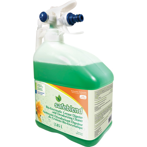 Produit d&eacute;graissant concentr&eacute; &agrave; base denzyme et nettoyant d&eacute;sodorisant, Cruche TGS INDUSTRIEL