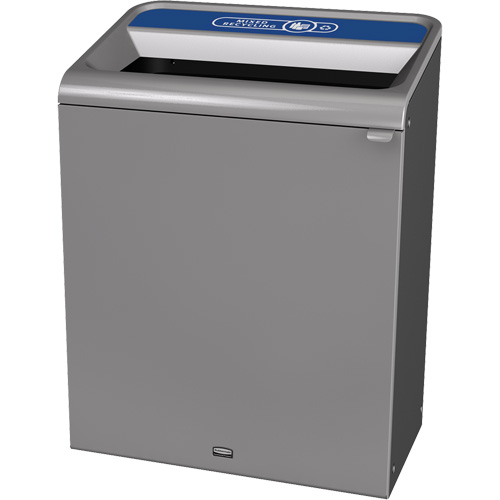 Conteneur pour d&eacute;chets de recyclage m&eacute;lang&eacute;s Configure, Vrac, Acier, 45 gal. US TGS INDUSTRIEL