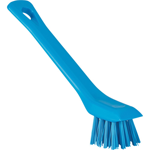 Brush with Scraping Edge, Stiff Bristles, 6" Long, Blue TGS INDUSTRIEL