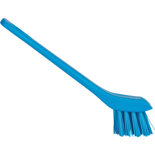 Brush with Scraping Edge, Stiff Bristles, 6" Long, Blue TGS INDUSTRIEL