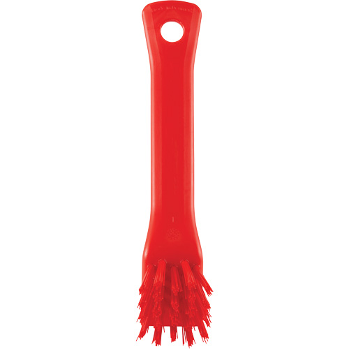 Brush with Scraping Edge, Stiff Bristles, 6" Long, Red TGS INDUSTRIEL