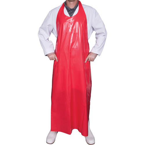 Top Dog 8 Mil. Apron, Polyurethane, 45" L x Red TGS INDUSTRIEL