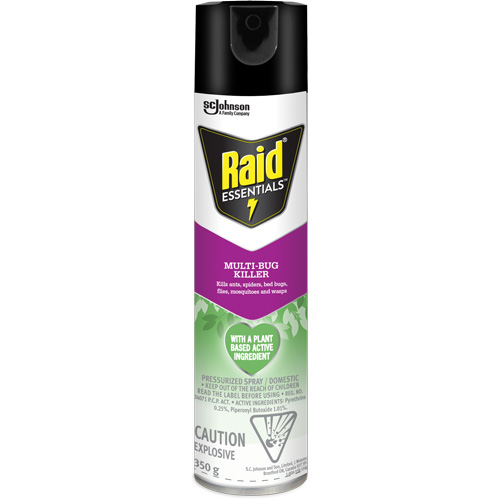 Insecticide polyvalent Essentials Raid, 350 g, Canette a&eacute;rosol TGS INDUSTRIEL