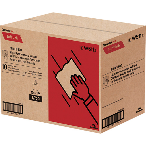 Pro Tuff-Job&reg; High Performance Spunlace Wipers, All-Purpose, 12-1/2" L x 9-1/4" W TGS INDUSTRIEL