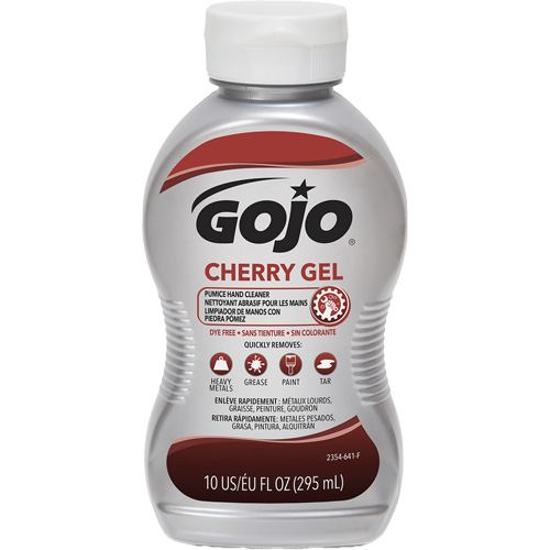 Hand Cleaner, Gel/Pumice, 295.74 ml, Bottle, Cherry TGS INDUSTRIEL