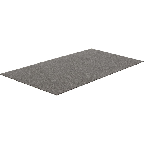 Tapis dint&eacute;rieur/ext&eacute;rieur Tundra, Latex/Polypropyl&egrave;ne, Grattoir Type, Motif Velours touffet&eacute;, 3-1/2' x 6', Charbon TGS INDUSTRIEL