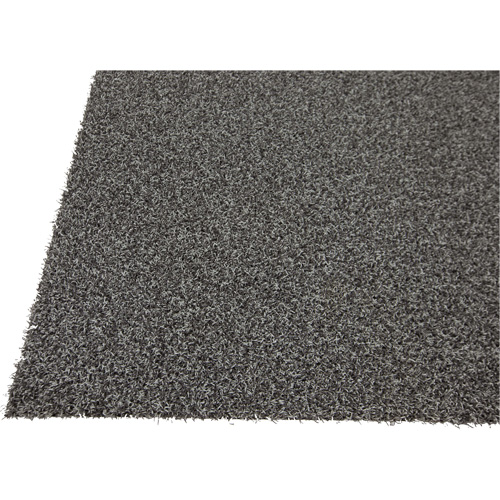 Tapis dint&eacute;rieur/ext&eacute;rieur Tundra, Latex/Polypropyl&egrave;ne, Grattoir Type, Motif Velours touffet&eacute;, 3-1/2' x 6', Charbon TGS INDUSTRIEL