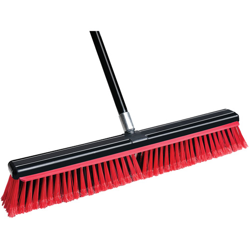 Balai-raclette avec manche, 24", Moyen, Soies PVC TGS INDUSTRIEL