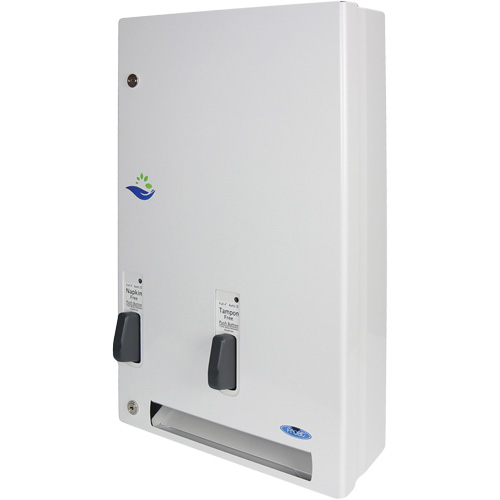 Distributeur de produits d'hygi&egrave;ne f&eacute;minine gratuits &agrave; bouton pression TGS INDUSTRIEL