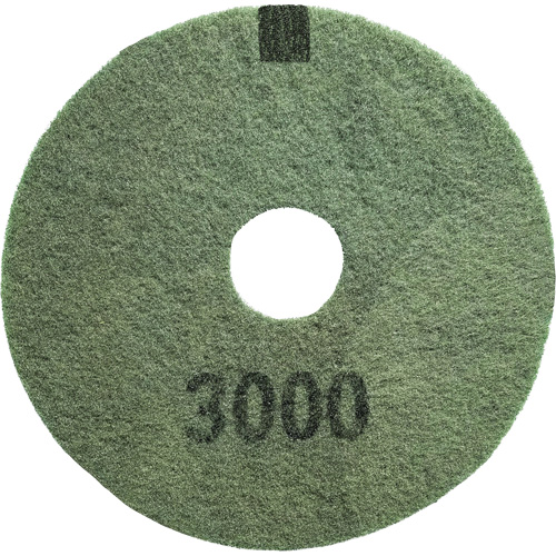 3000 Grit Floor Pad, 17", Scrubbing/Stripping, Black TGS INDUSTRIEL