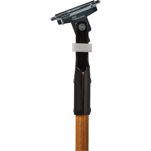 Clipper Dust Mop Handle, Wood, Quick-Connect Tip, 1" Diameter, 60" Length TGS INDUSTRIEL