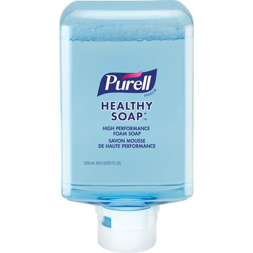 Savon mousse de haute performance ES10 PURELL HEALTHY SOAP avec la technologie CLEAN RELEASE, Mousse, 1200 ml, Parfum&eacute; TGS INDUSTRIEL