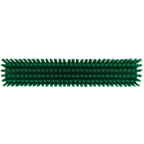 Push Broom Head, Fine/Stiff Bristles, 16-1/2", Polyester/Polypropylene, Green TGS INDUSTRIEL