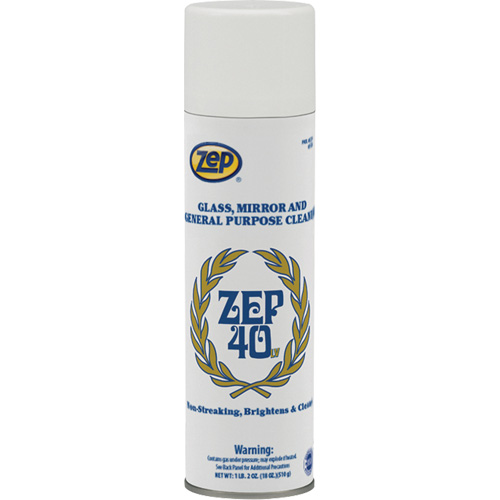 Non-Streaking Glass & Mirror Cleaner, 18 oz., Aerosol Can TGS INDUSTRIEL