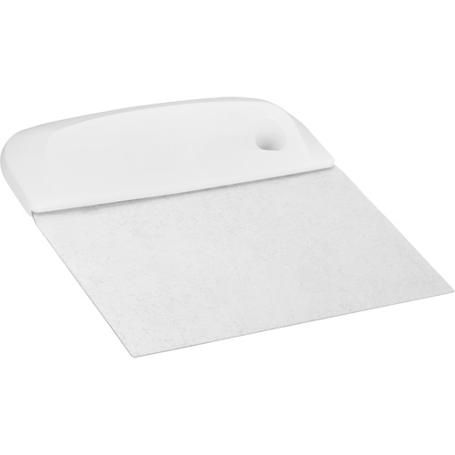 Flexible Stainless Steel Dough Cutter/Scraper, White, 4-1/2" W x 5-3/4" L TGS INDUSTRIEL