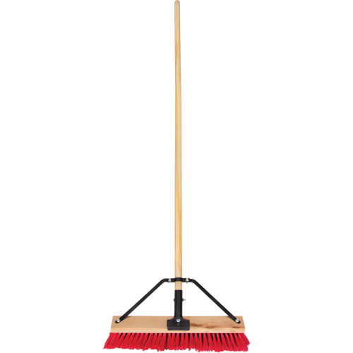 Balai-brosse &agrave; manche renforc&eacute;, 18", Moyen, Soies PVC TGS INDUSTRIEL